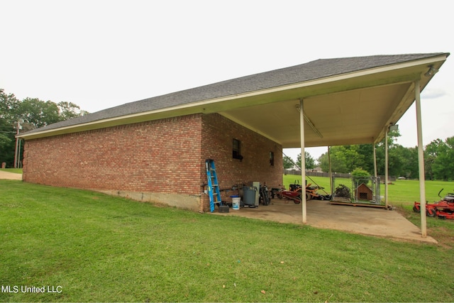 exterior space with a patio area