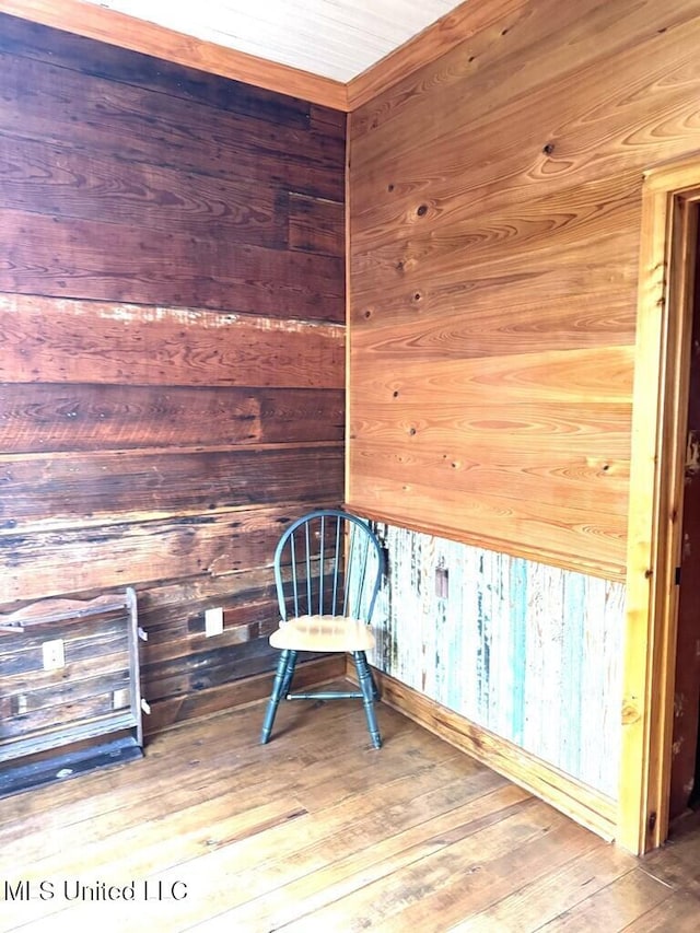 12 N Oak St, Vidalia, LA 71373 - unfurnished room with wood walls and wood-type flooring