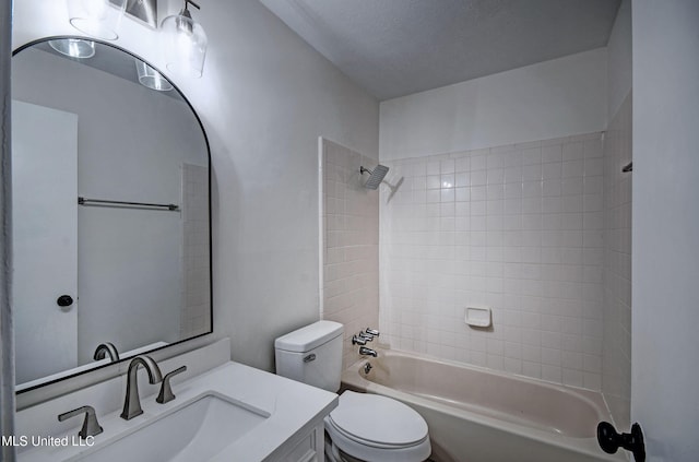 394 Woodcliff Dr, Jackson, MS 39212 - bathroom featuring vanity,  shower combination, and toilet