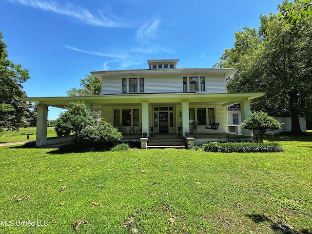 5010 Old Hwy 49, Clarksdale, MS 38614 - view of front of property featuring a front yard and covered porch