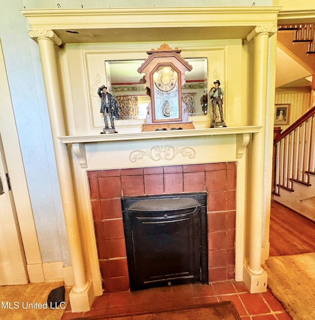 5010 Old Hwy 49, Clarksdale, MS 38614 - detailed view of a fireplace