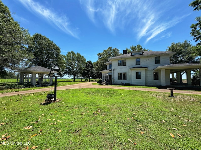 5010 Old Hwy 49, Clarksdale, MS 38614 - view of grassy yard featuring a gazebo and driveway