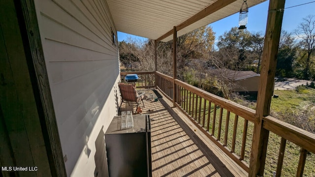 view of deck