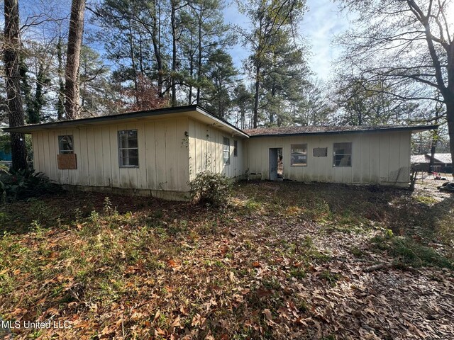 view of rear view of house