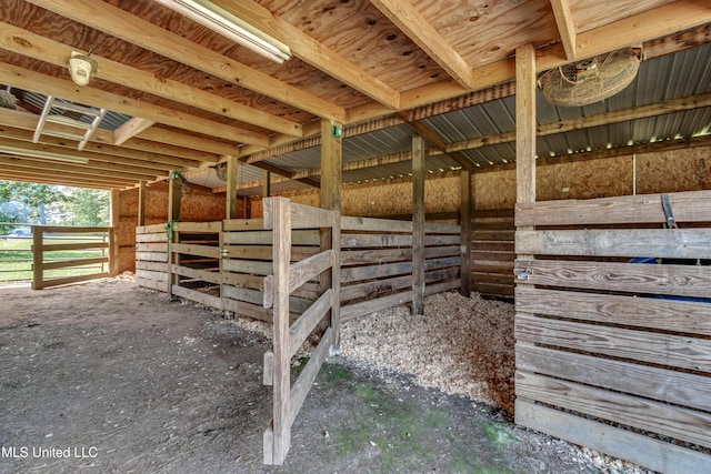 view of stable
