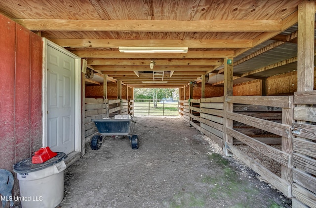 view of stable