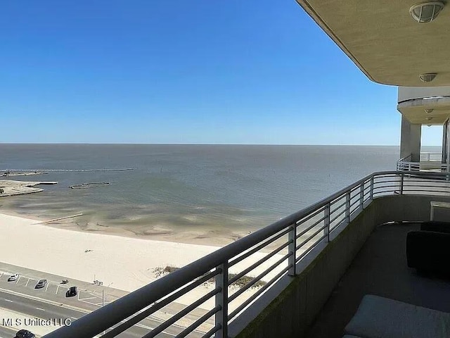 2060 Beach Blvd Unit 1206, Biloxi, MS 39531 - balcony featuring a water view