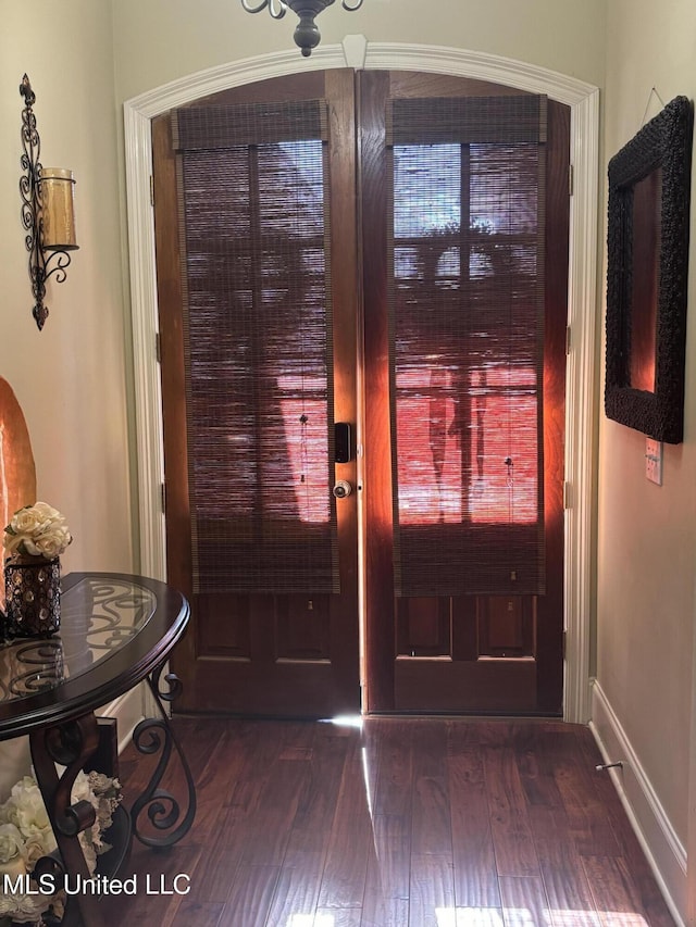 140 Devlin Springs Dr, Madison, MS 39110 - entryway with dark wood-style flooring