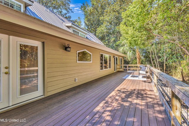 view of deck