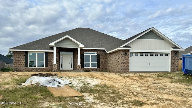 craftsman-style home featuring a garage