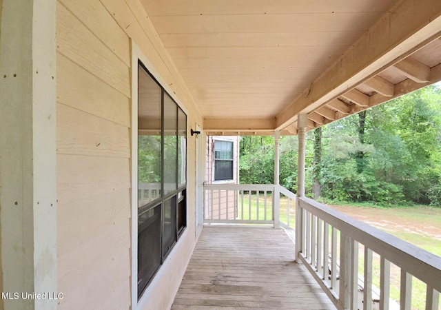1124 J J Carter Rd, Magnolia, MS 39652 - view of wooden terrace