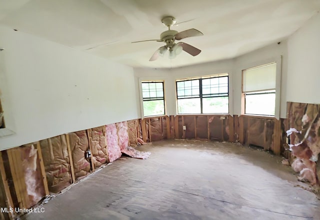 1124 J J Carter Rd, Magnolia, MS 39652 - spare room featuring a ceiling fan