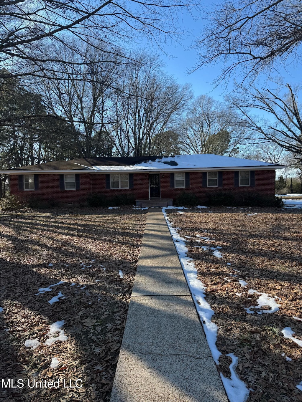 view of ranch-style house