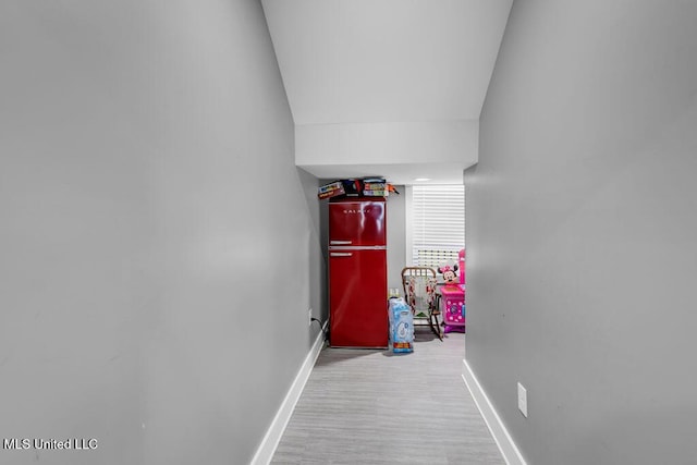 15225 Branigar, Biloxi, MS 39532 - corridor featuring baseboards and wood finished floors