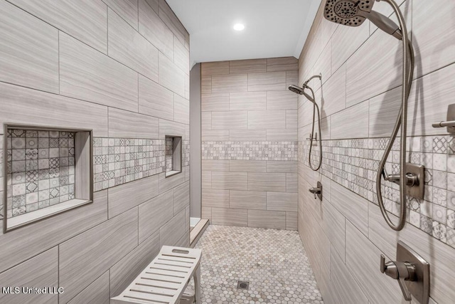 15225 Branigar, Biloxi, MS 39532 - bathroom with tiled shower