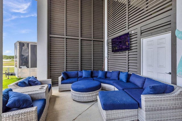 15225 Branigar, Biloxi, MS 39532 - view of patio featuring an outdoor hangout area