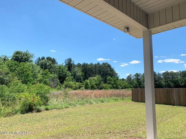 10241 Patrick Dr, Gulfport, MS 39503 - view of yard featuring fence