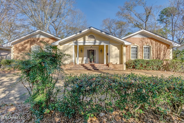 view of ranch-style home