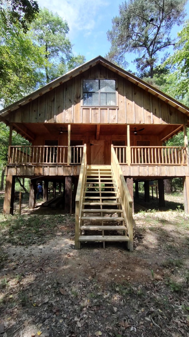 view of rear view of house