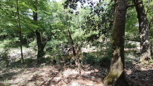 view of landscape with a view of trees