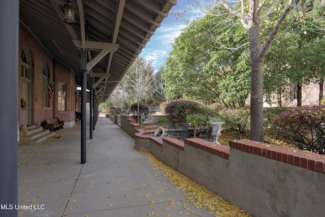 view of patio