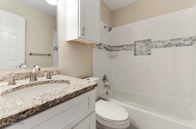 105 Leigh Cir, Ocean Springs, MS 39564 - full bathroom featuring vanity and shower / washtub combination