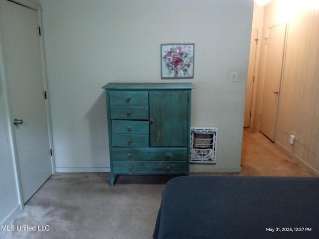 751 Dorgan St, Jackson, MS 39204 - carpeted bedroom with heating unit and baseboards