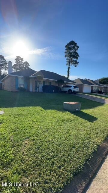 133 Windchase, Brandon, MS 39042 - ranch-style house featuring a front lawn