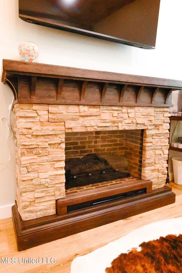 1045 Mckinley St, Waveland, MS 39576 - detailed view of wood finished floors and baseboards