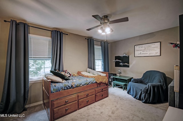 320 Woodhollow Cv, Brandon, MS 39047 - bedroom with carpet floors and ceiling fan