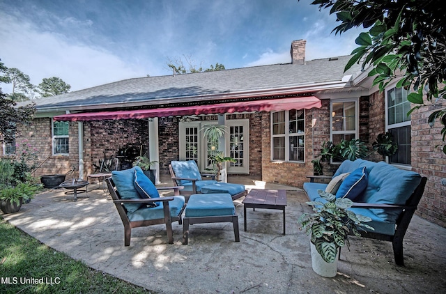 320 Woodhollow Cv, Brandon, MS 39047 - view of patio with an outdoor hangout area