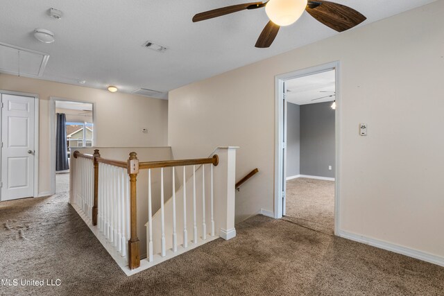 corridor featuring carpet