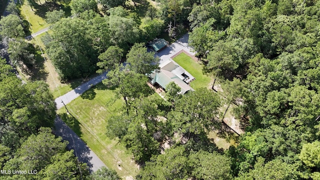 17508 John Cumbest Rd, Moss Point, MS 39562 - view of property location featuring a heavily wooded area