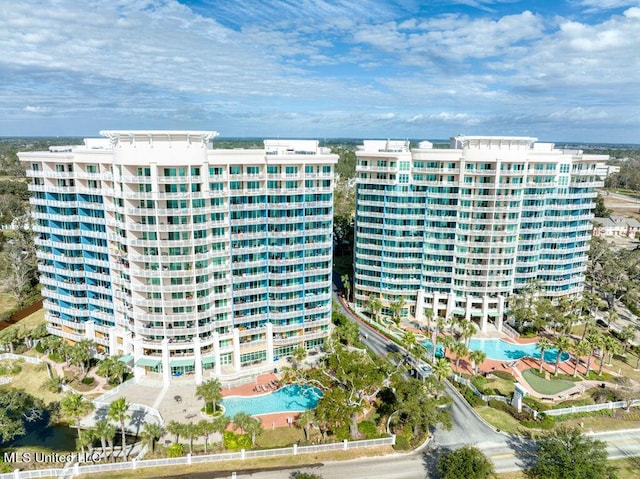 view of property