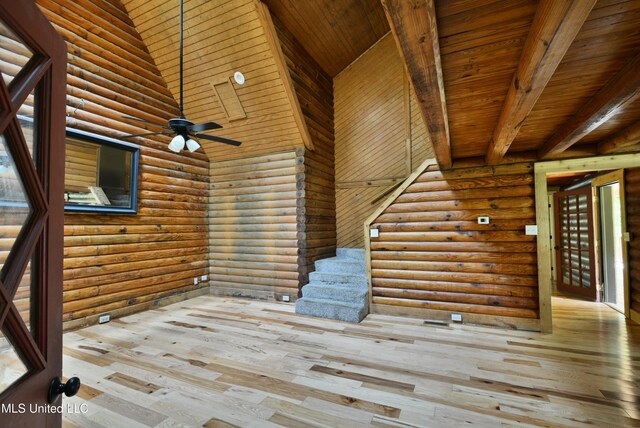 3490 Sherrod Rd, Nesbit, MS 38651 - wooden deck featuring a ceiling fan