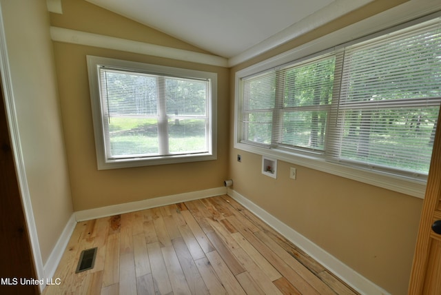 3490 Sherrod Rd, Nesbit, MS 38651 - unfurnished sunroom with vaulted ceiling