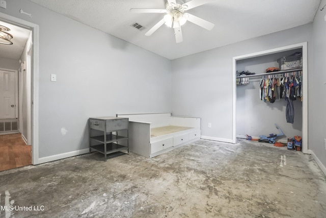 3306 Nottingham Rd, Ocean Springs, MS 39564 - unfurnished bedroom with a closet and ceiling fan