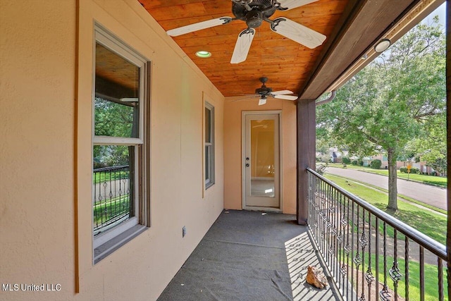 1771 Plantation Blvd, Jackson, MS 39211 - view of patio / terrace with ceiling fan