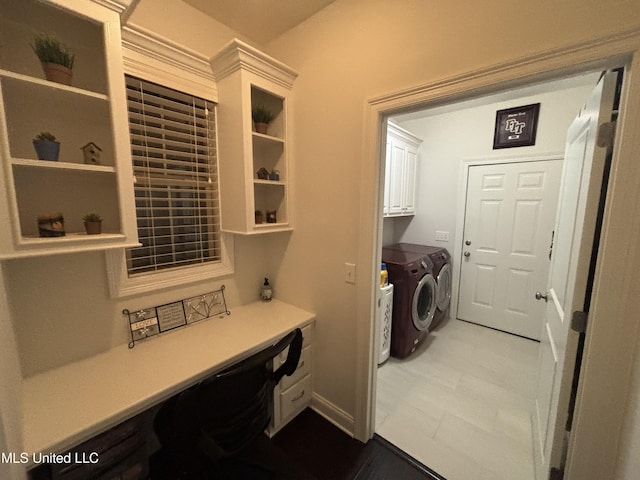 35 Enclave Cir, Ridgeland, MS 39157 - laundry room with washer and dryer and cabinet space