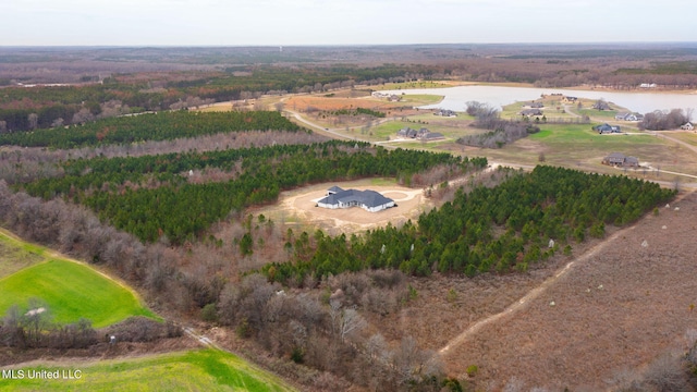 54 Windermere Blvd, Madison, MS 39110 - aerial view of property and surrounding area with a large body of water and rural landscape