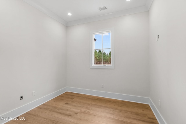 54 Windermere Blvd, Madison, MS 39110 - spare room featuring baseboards, ornamental molding, light wood finished floors, and recessed lighting