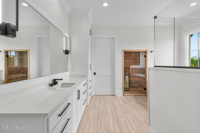 54 Windermere Blvd, Madison, MS 39110 - bathroom featuring recessed lighting, vanity, and baseboards