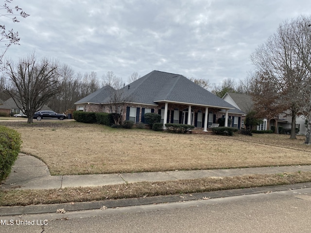 view of front of home featuring a porch