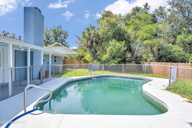 view of pool