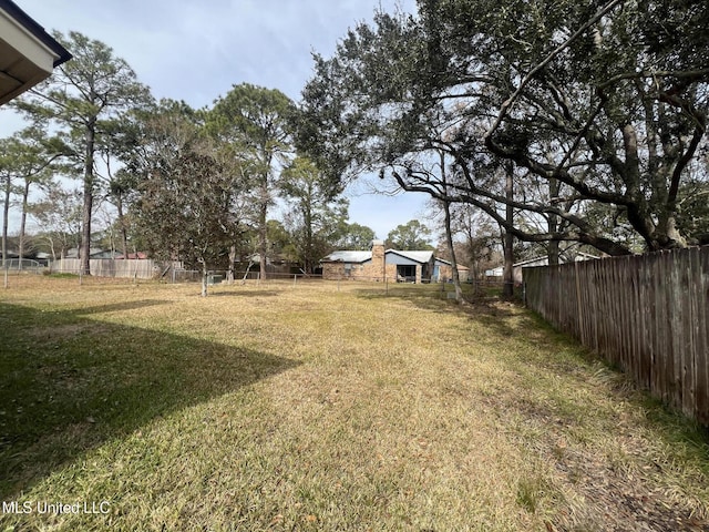 view of yard