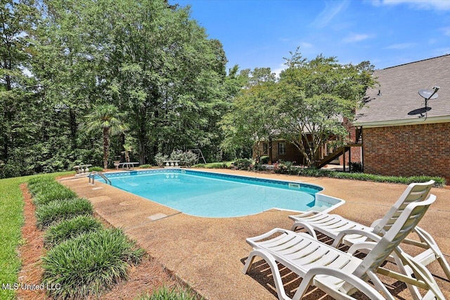 1507 W Flowers Rd, Terry, MS 39170 - swimming pool with a patio and stairs