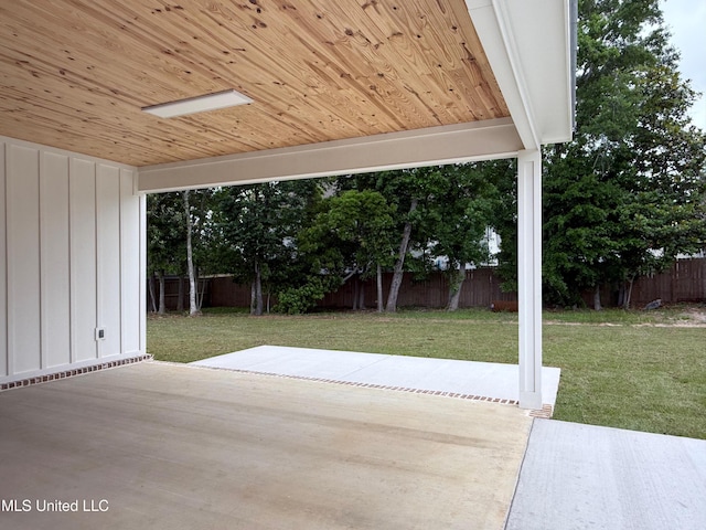 217 White Harbor Rd, Long Beach, MS 39560 - view of patio featuring a fenced backyard