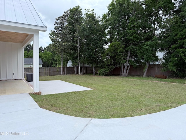 217 White Harbor Rd, Long Beach, MS 39560 - view of yard featuring a patio and a fenced backyard