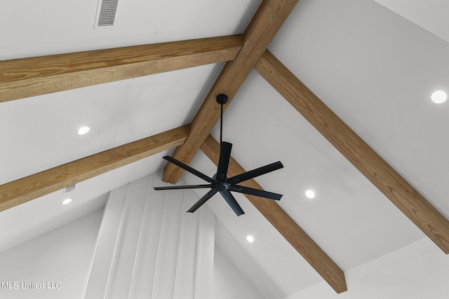 room details with beamed ceiling