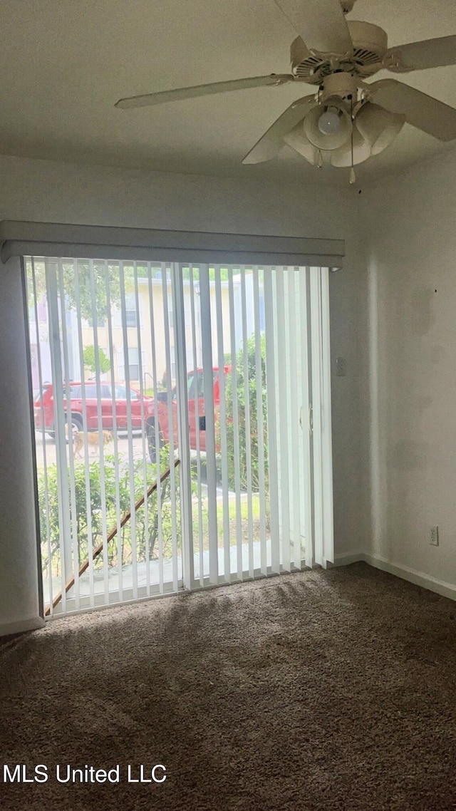 3230 Cumberland Rd Unit 78, Ocean Springs, MS 39564 - empty room with a ceiling fan and carpet